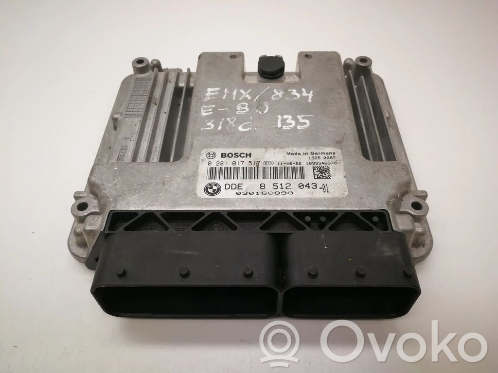 BMW 3 E90 E91 Engine control unit/module 