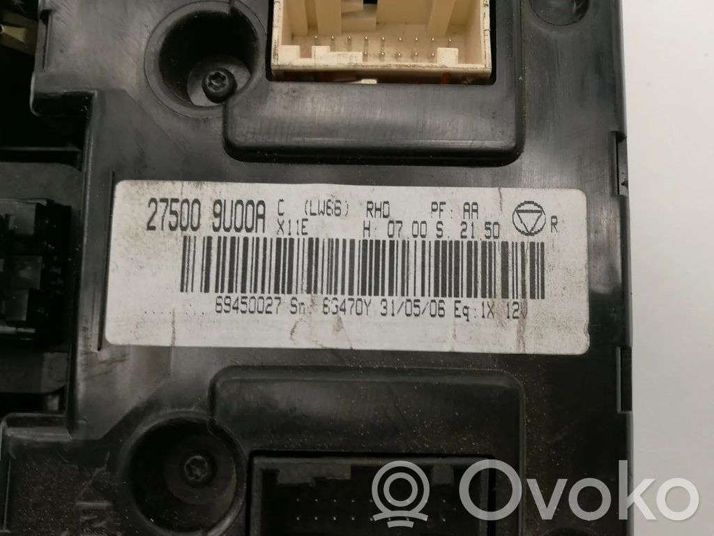 Nissan Note (E11) Interior fan control switch 