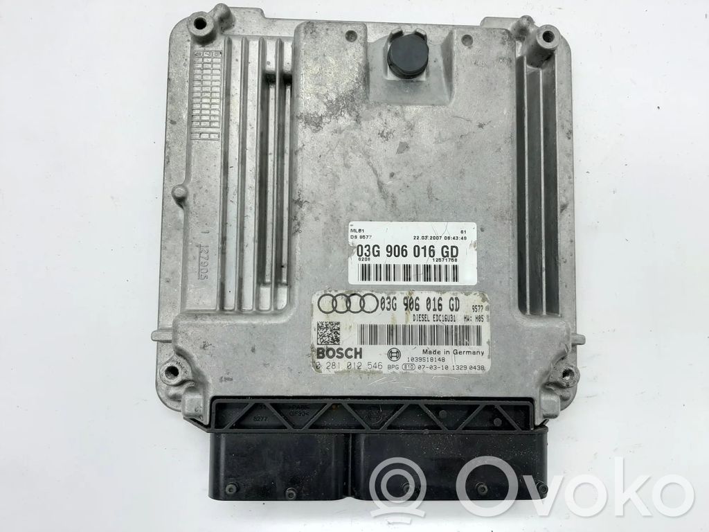Audi A4 S4 B7 8E 8H Engine control unit/module 