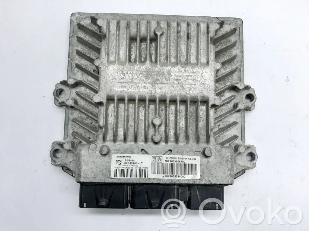 Peugeot 407 Engine control unit/module 