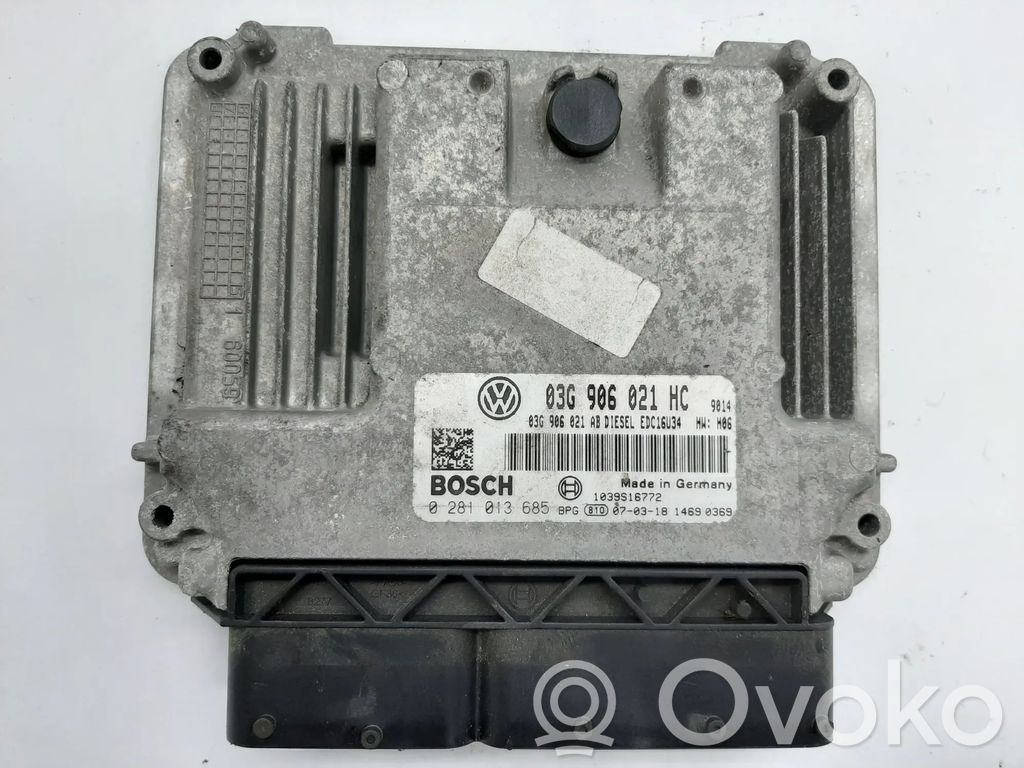 Volkswagen Golf Plus Engine control unit/module 