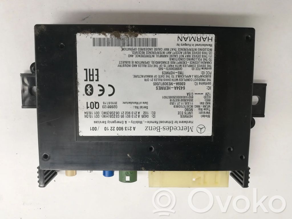 Mercedes-Benz C W205 Bluetooth control unit module 