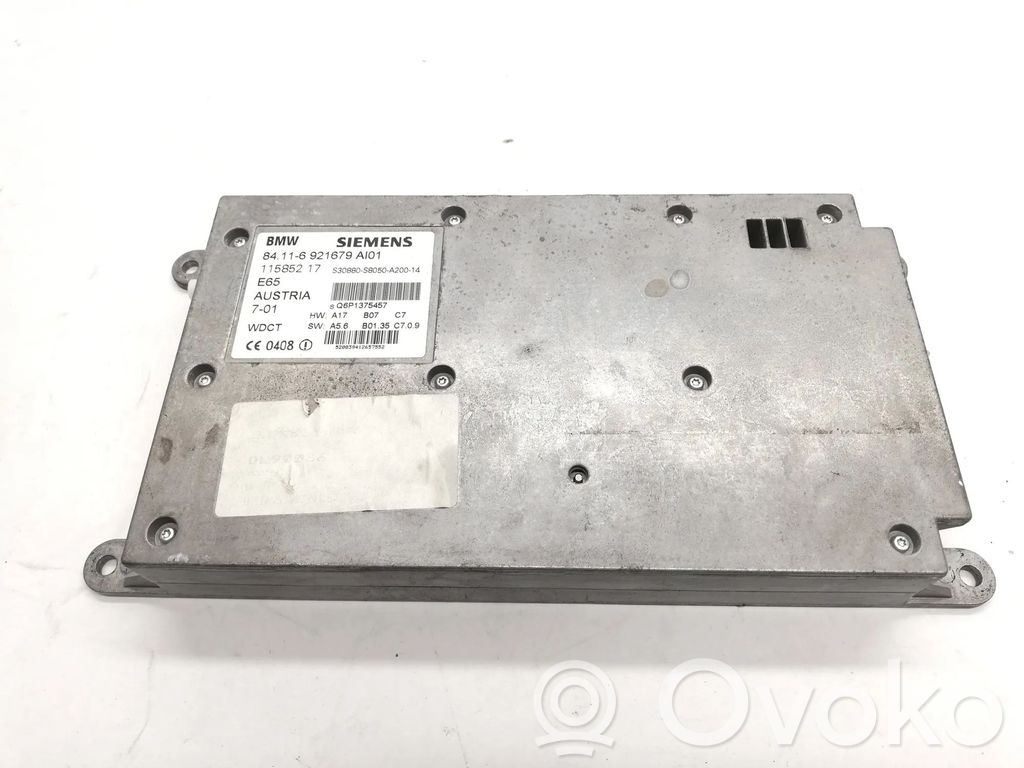 BMW 7 E65 E66 Tālruņa vadības bloks 