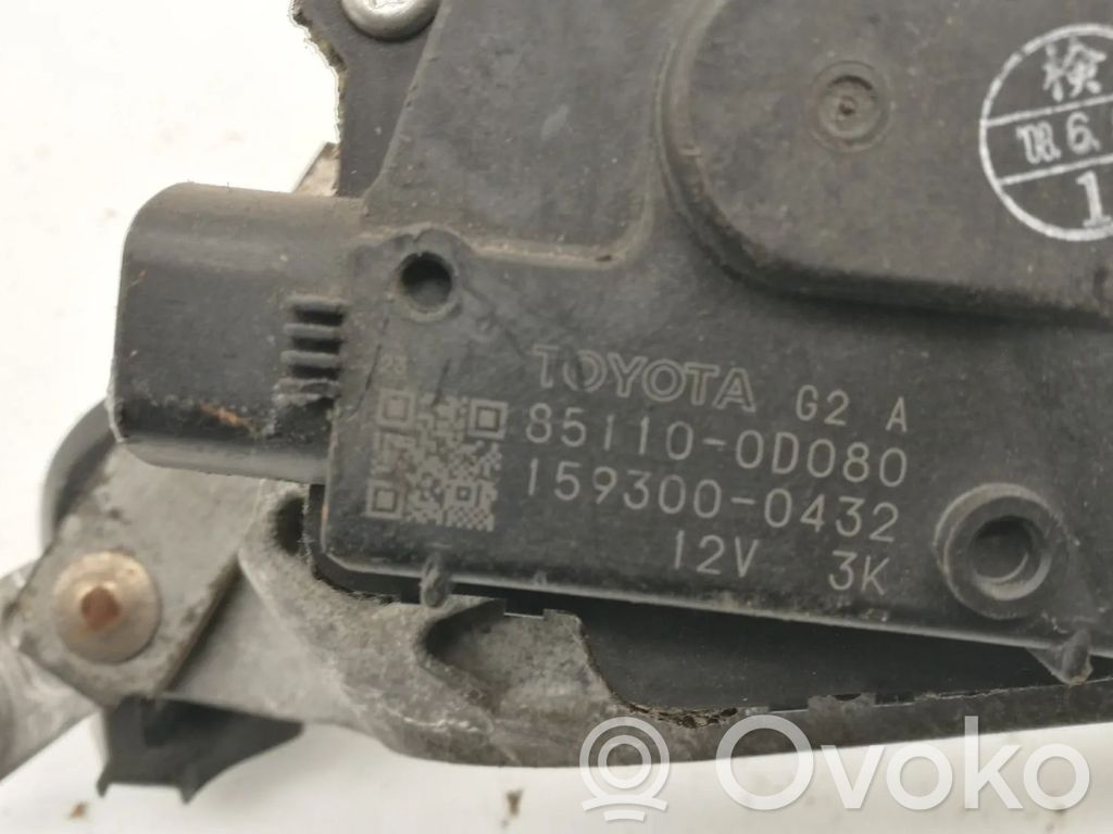 Toyota Yaris Tiranti e motorino del tergicristallo anteriore 