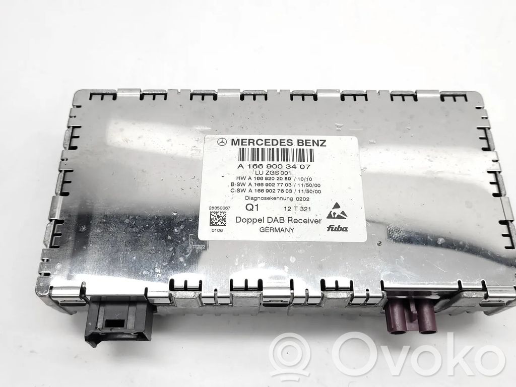 Mercedes-Benz CLS C218 X218 HiFi Audio sound control unit 
