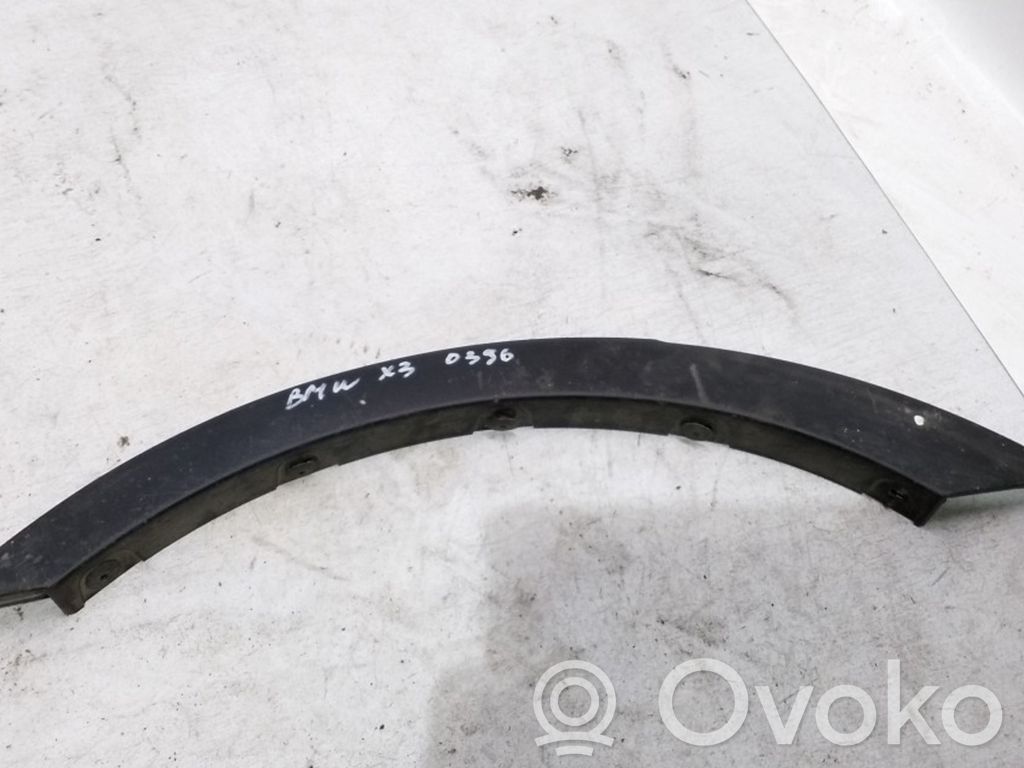 BMW X3 E83 Aizmugurējā spārna uzlika / moldings 
