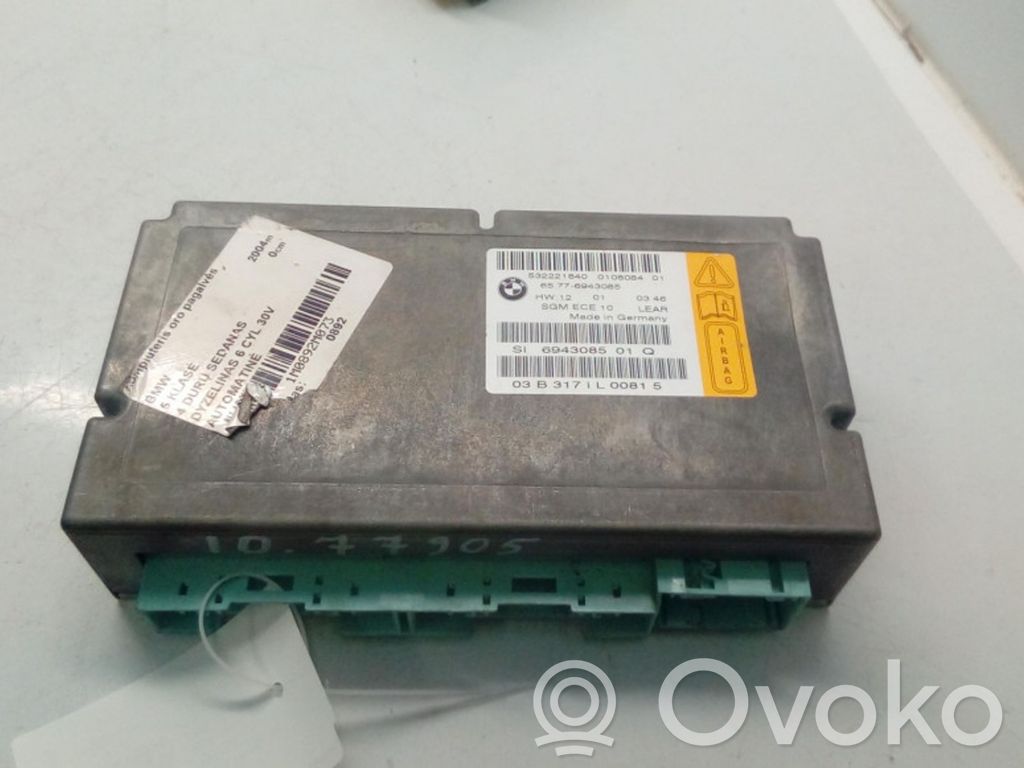 BMW 5 E60 E61 Airbag control unit/module 
