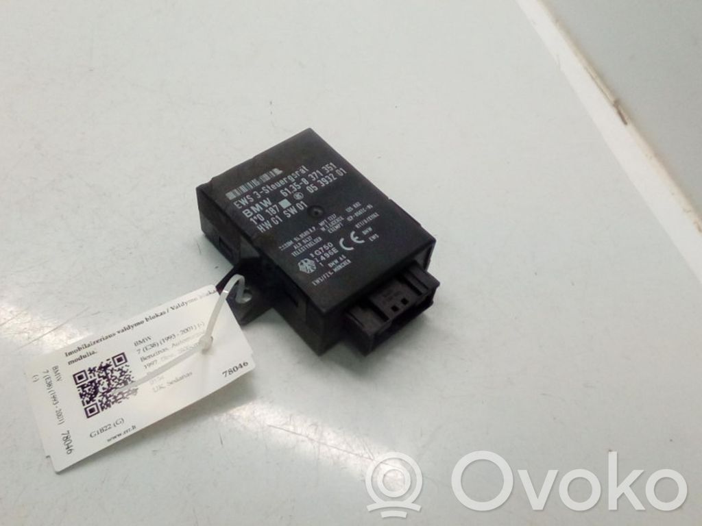 BMW 7 E38 Immobilizer control unit/module 