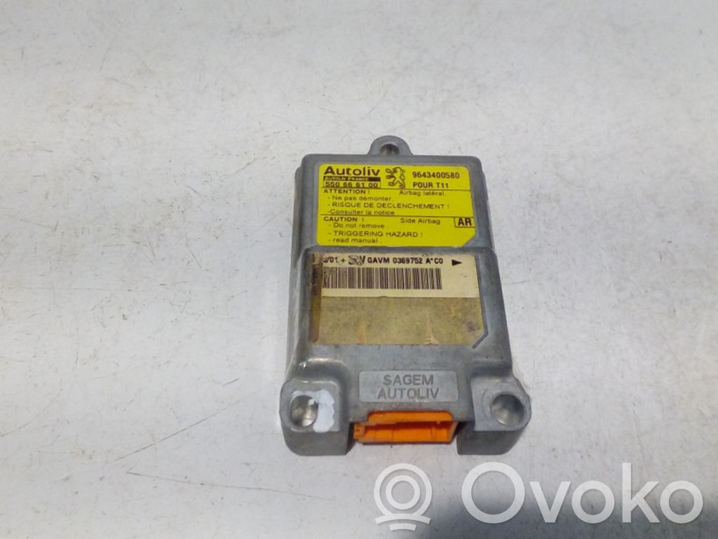 Peugeot 206 Airbag control unit/module 