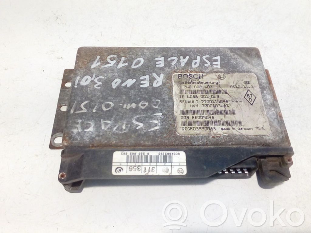 Renault Espace III Gearbox control unit/module 