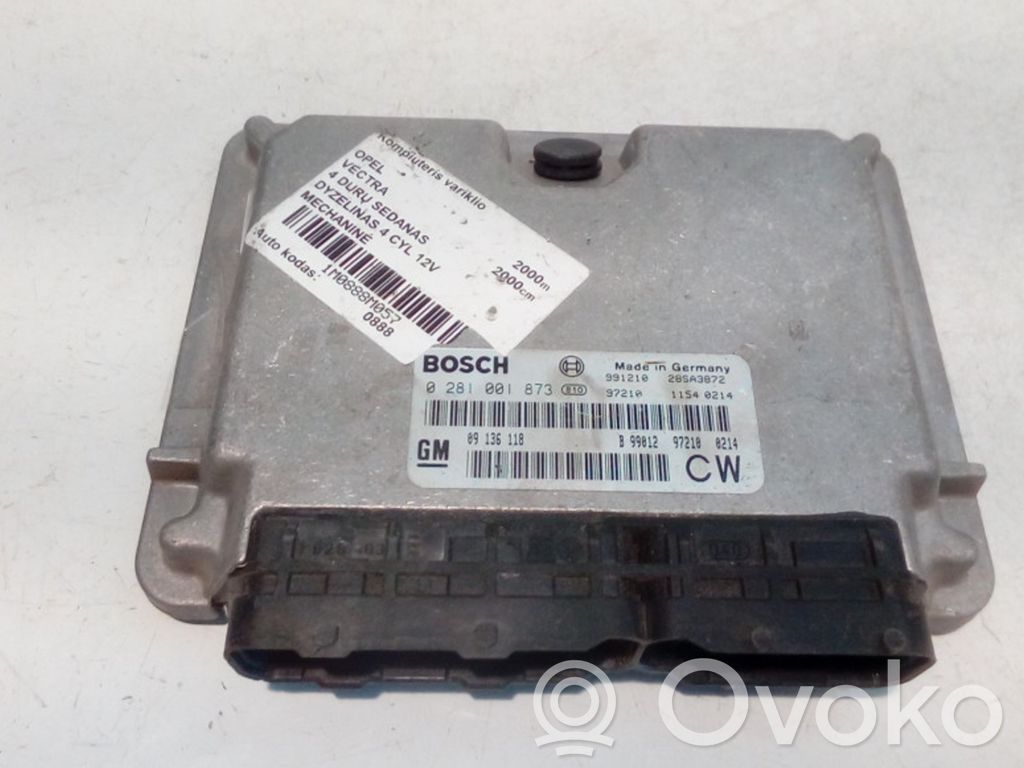 Opel Vectra B Engine control unit/module 