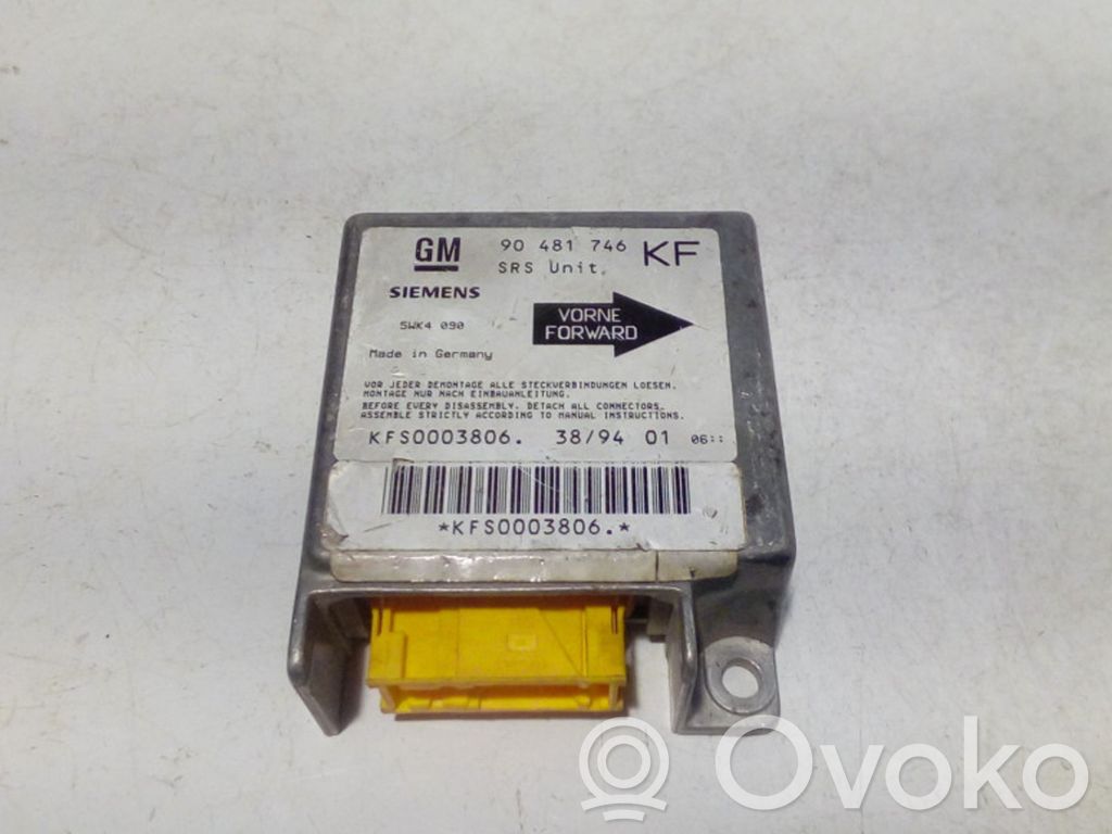 Opel Tigra A Airbag control unit/module 