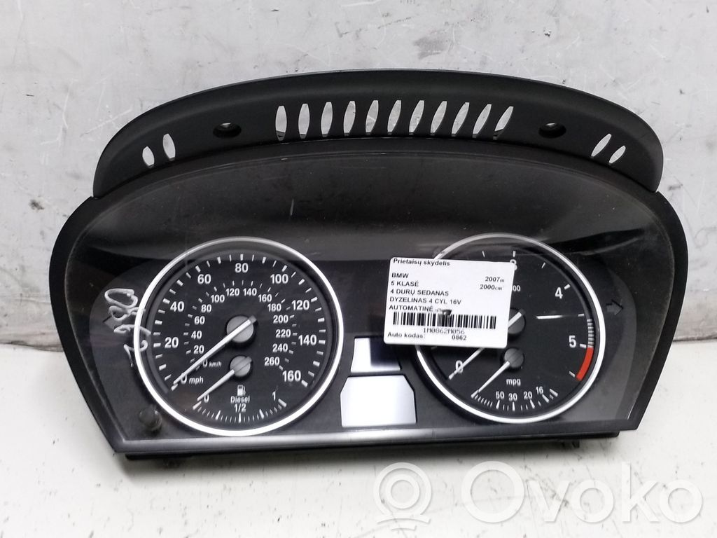 BMW 5 E60 E61 Speedometer (instrument cluster) 