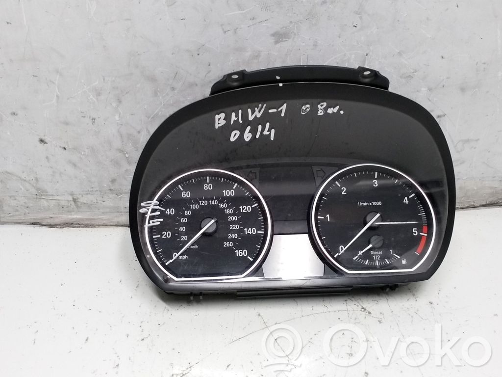 BMW 1 E82 E88 Geschwindigkeitsmesser Cockpit 