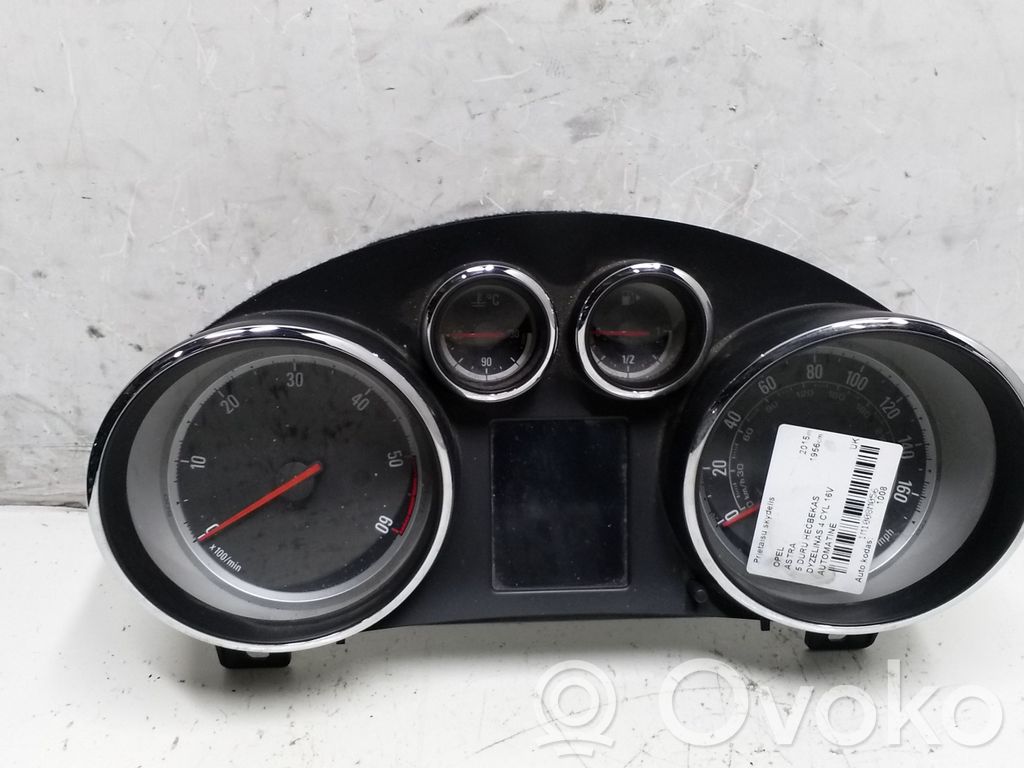Opel Astra J Licznik / Prędkościomierz 