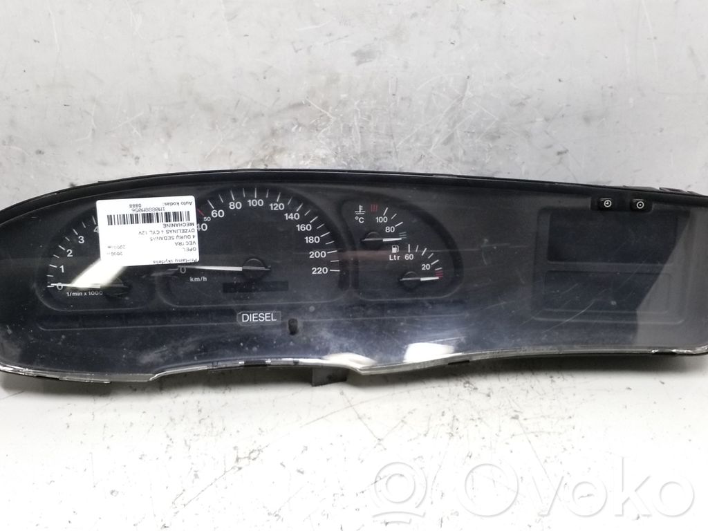 Opel Vectra B Geschwindigkeitsmesser Cockpit 