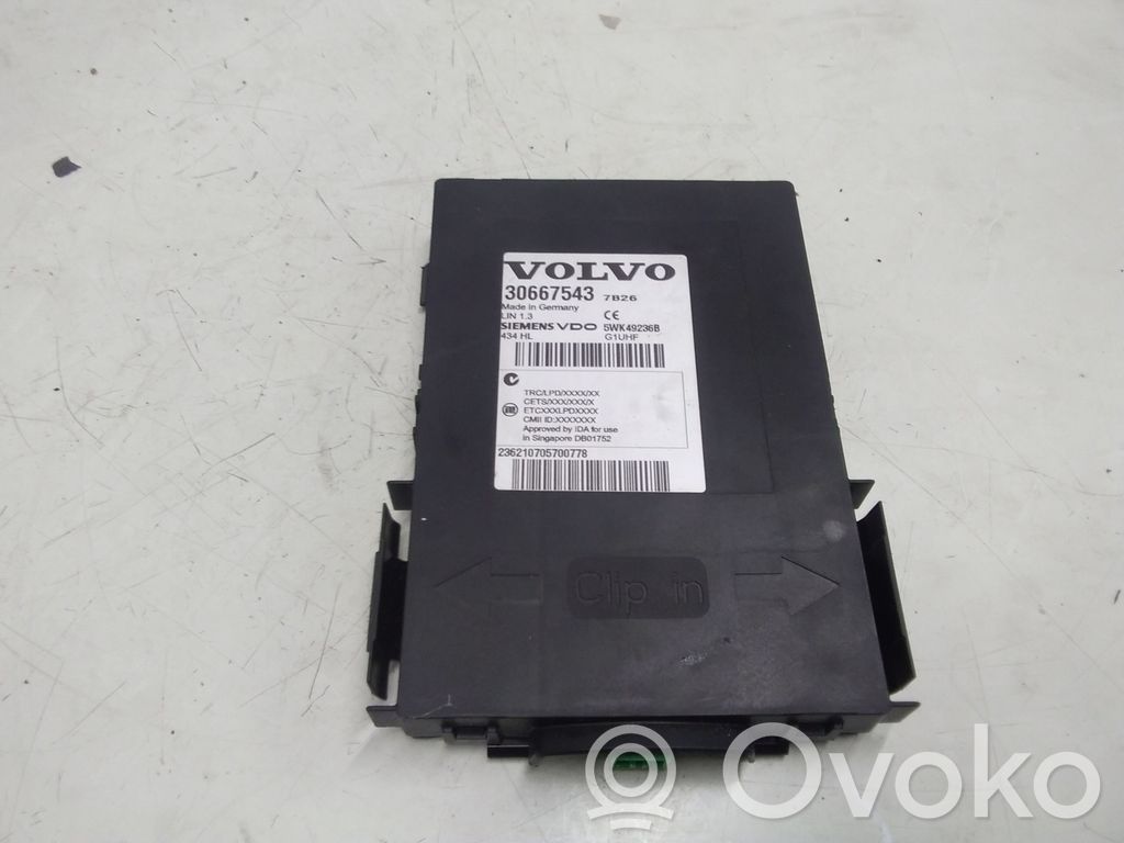Volvo S80 Unitate/modul comandă imobilizator 