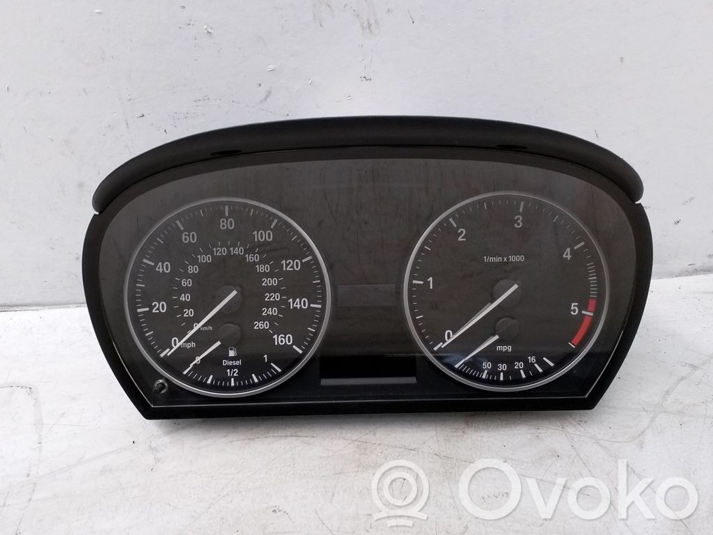 BMW 3 E90 E91 Speedometer (instrument cluster) 