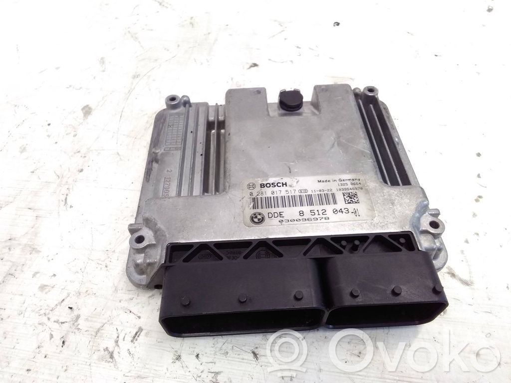 Unitate/modul de control motor   8512043,0281017517