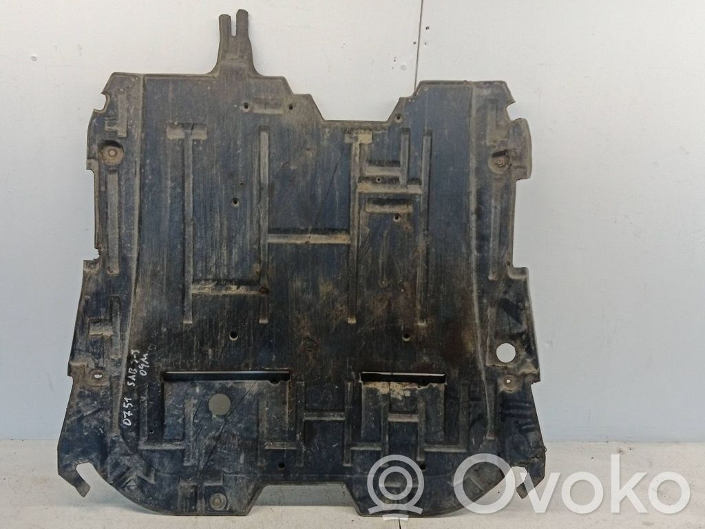 Saab 9-3 Ver1 Placa protectora/protector antisalpicaduras motor 