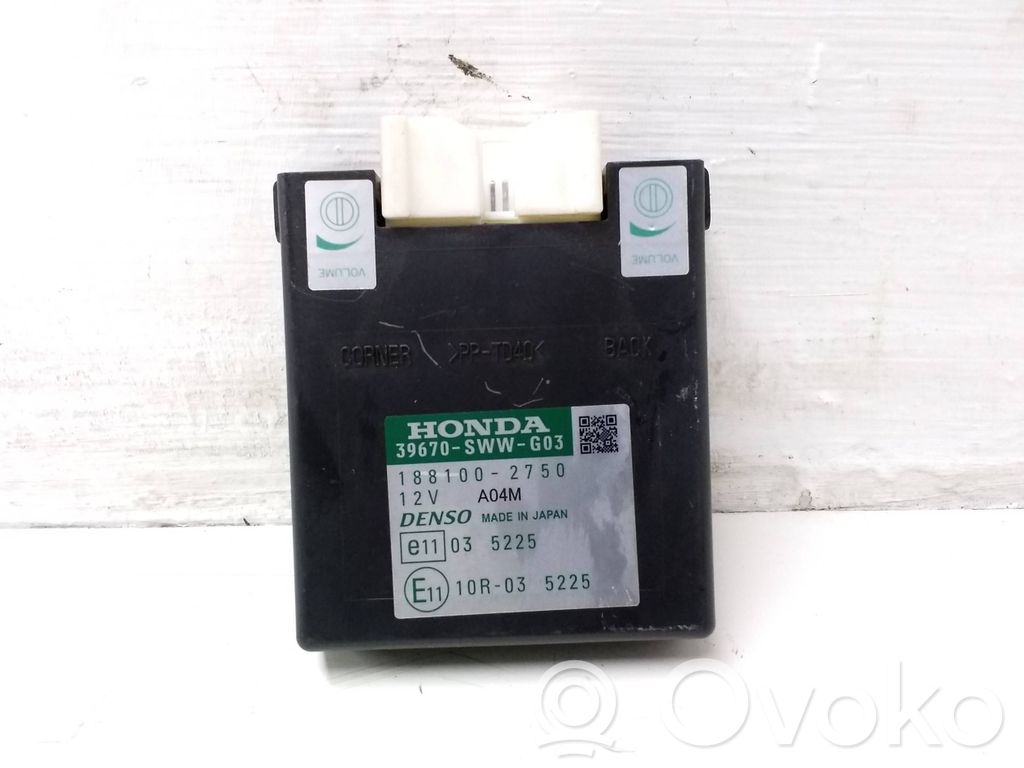 Honda CR-V Sterownik / Moduł parkowania PDC 