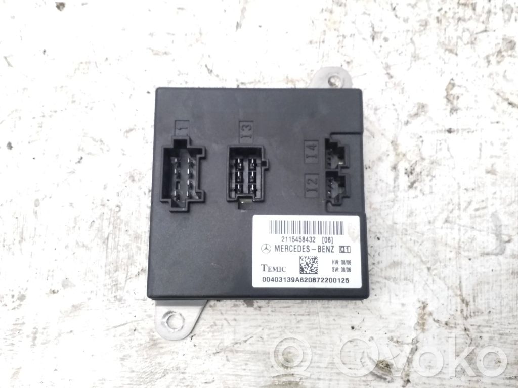 Mercedes-Benz CLS C219 Comfort/convenience module 