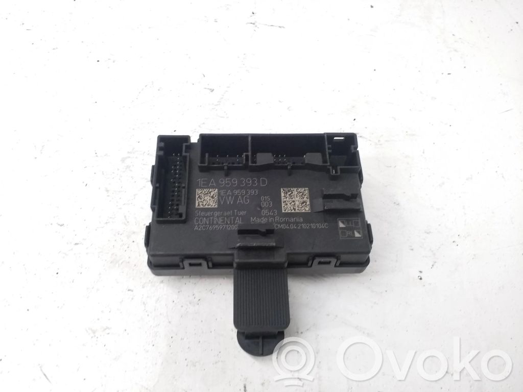 Volkswagen ID.3 Unité de commande module de porte 