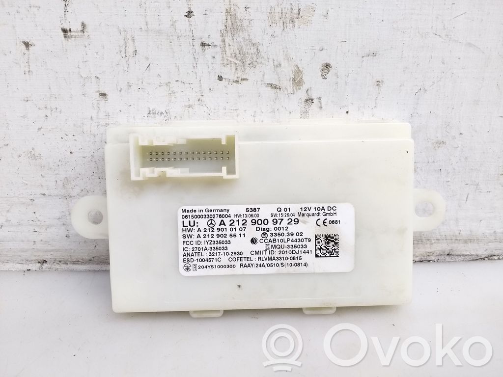 Mercedes-Benz A W176 Module de contrôle sans clé Go 