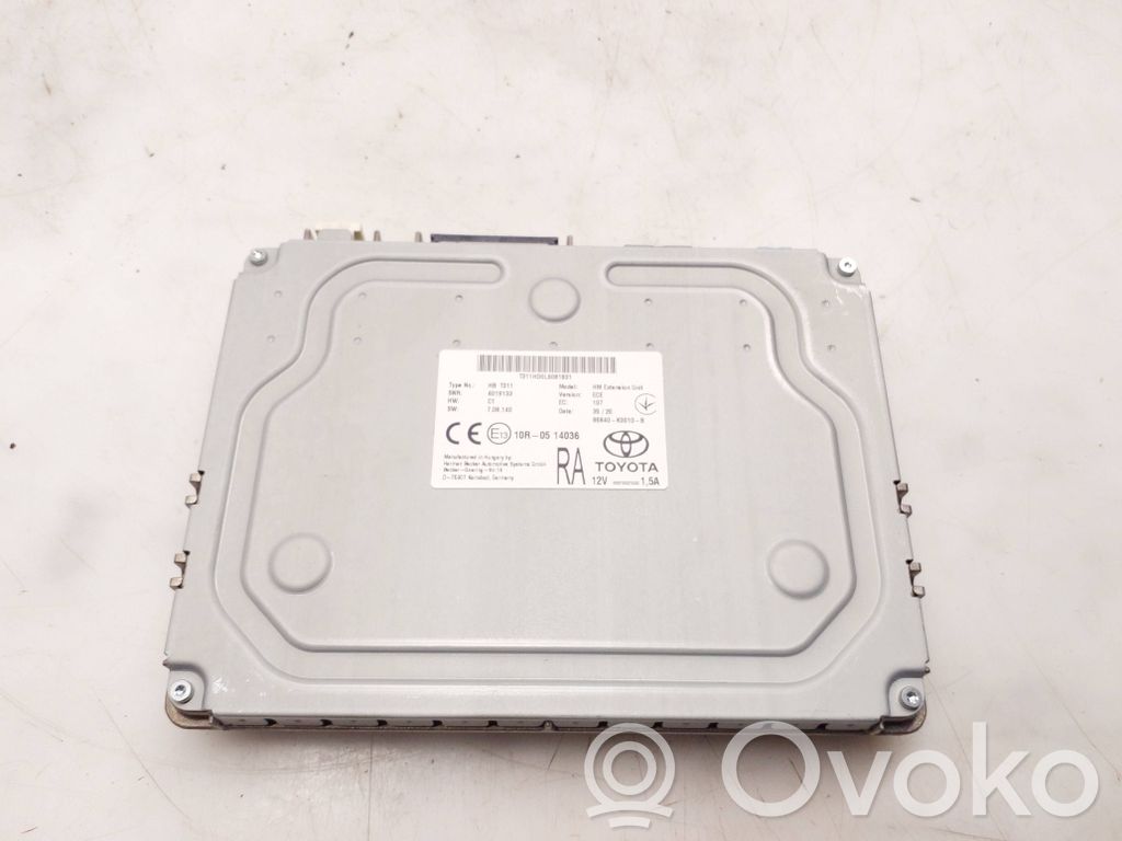 Toyota Hilux VIII GPS navigation control unit/module 