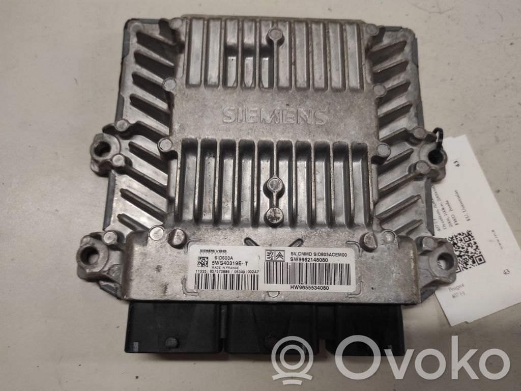 Peugeot 407 Engine control unit/module 