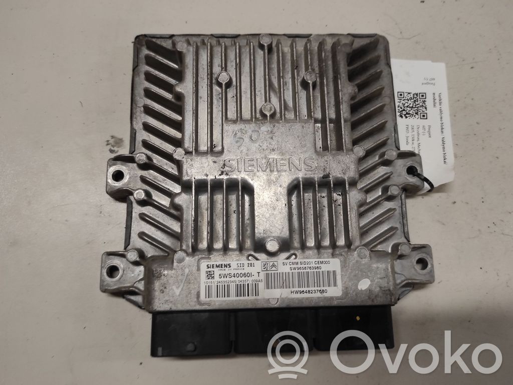 Peugeot 607 Engine control unit/module 