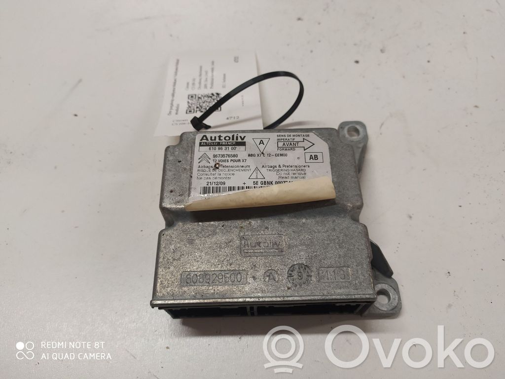 Airbag control unit/module   9673576580