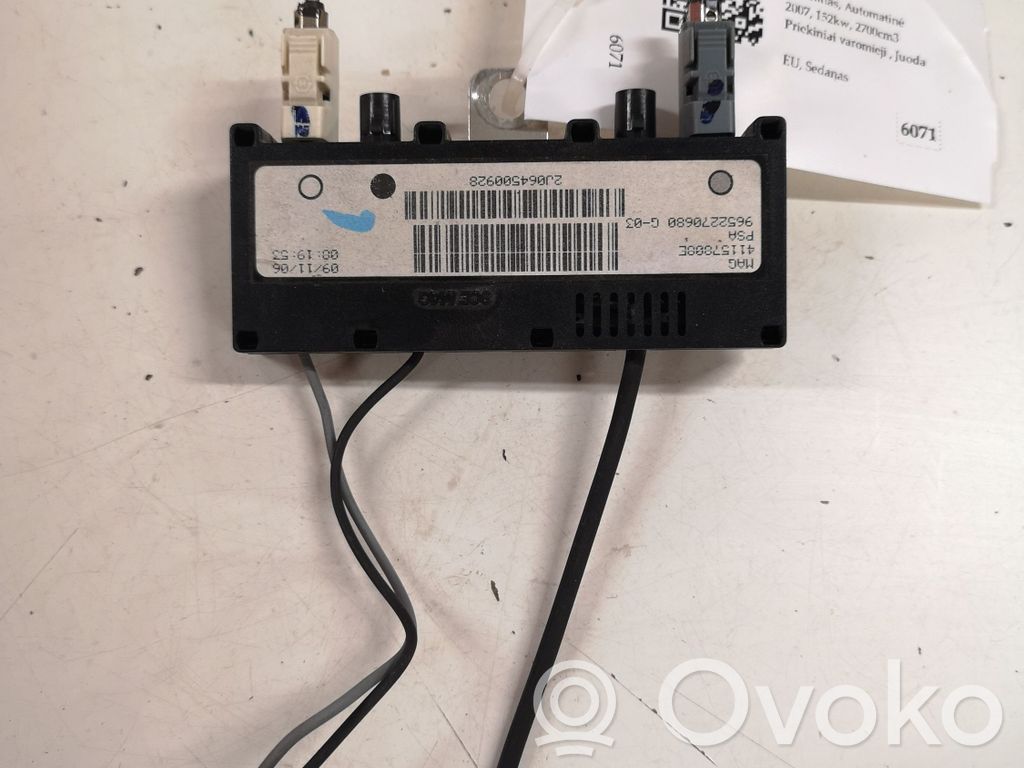 Citroen C6 Sound amplifier 