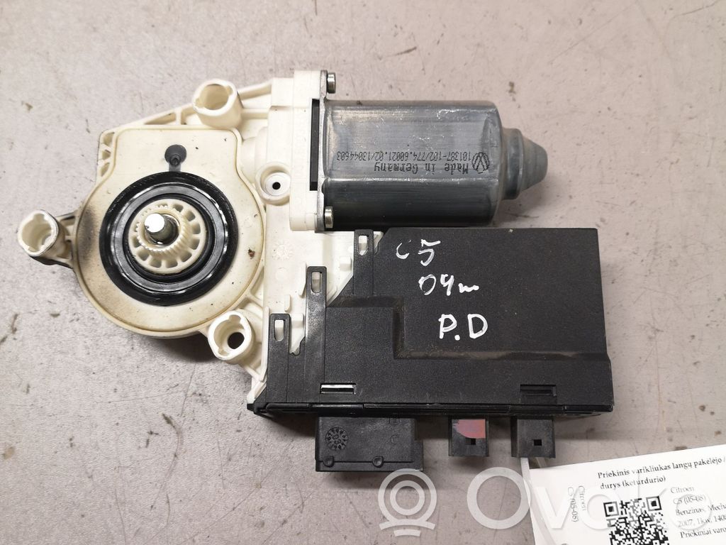 Citroen C5 Front door window regulator motor 