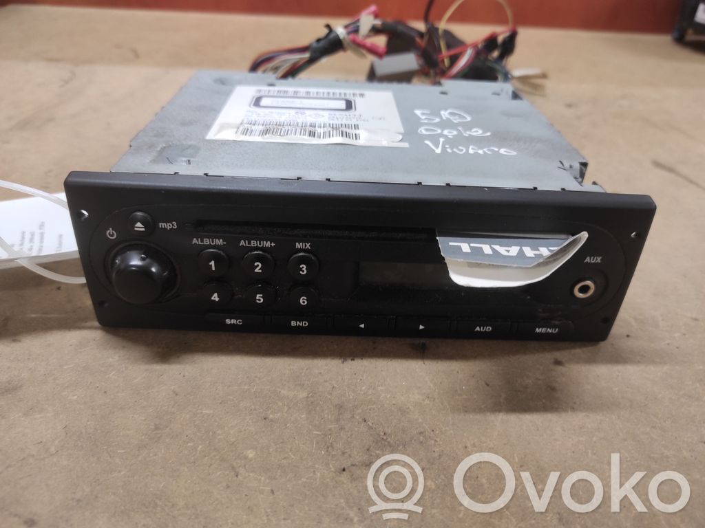 Opel Vivaro Radio/CD/DVD/GPS head unit 