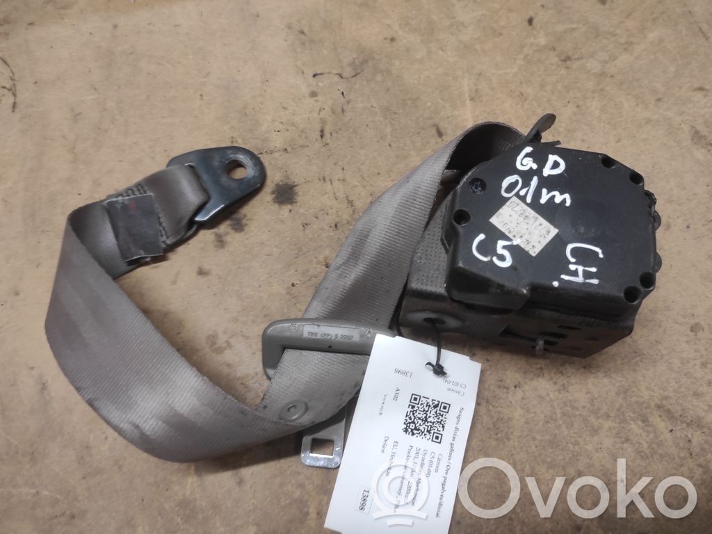 Citroen C5 Cinturón trasero 