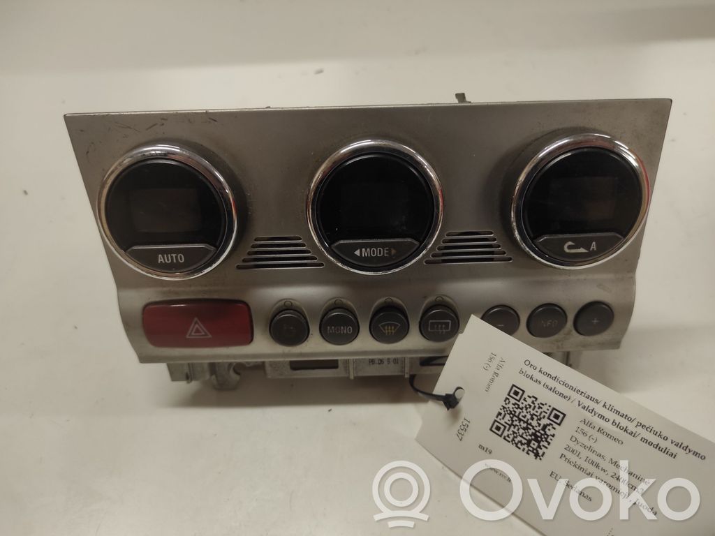 Alfa Romeo 156 Climate control unit 