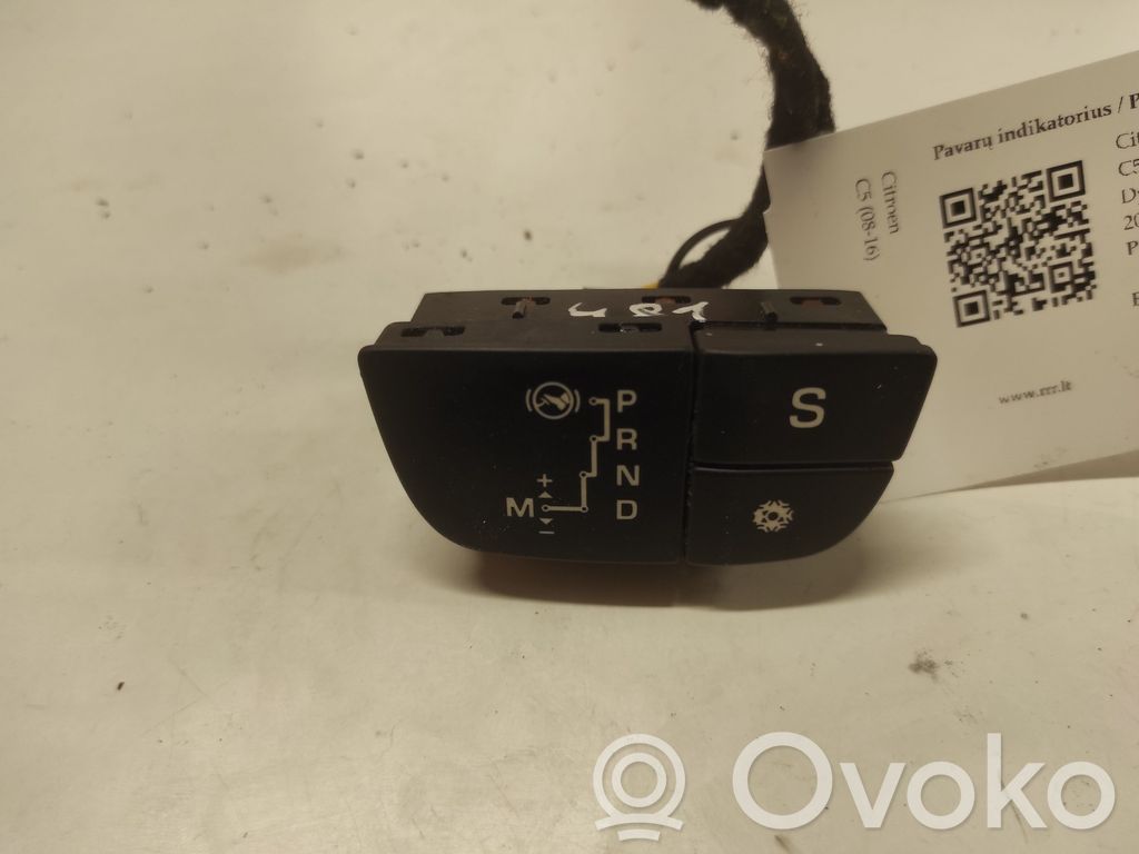 Citroen C5 Gear shift selector indicator 