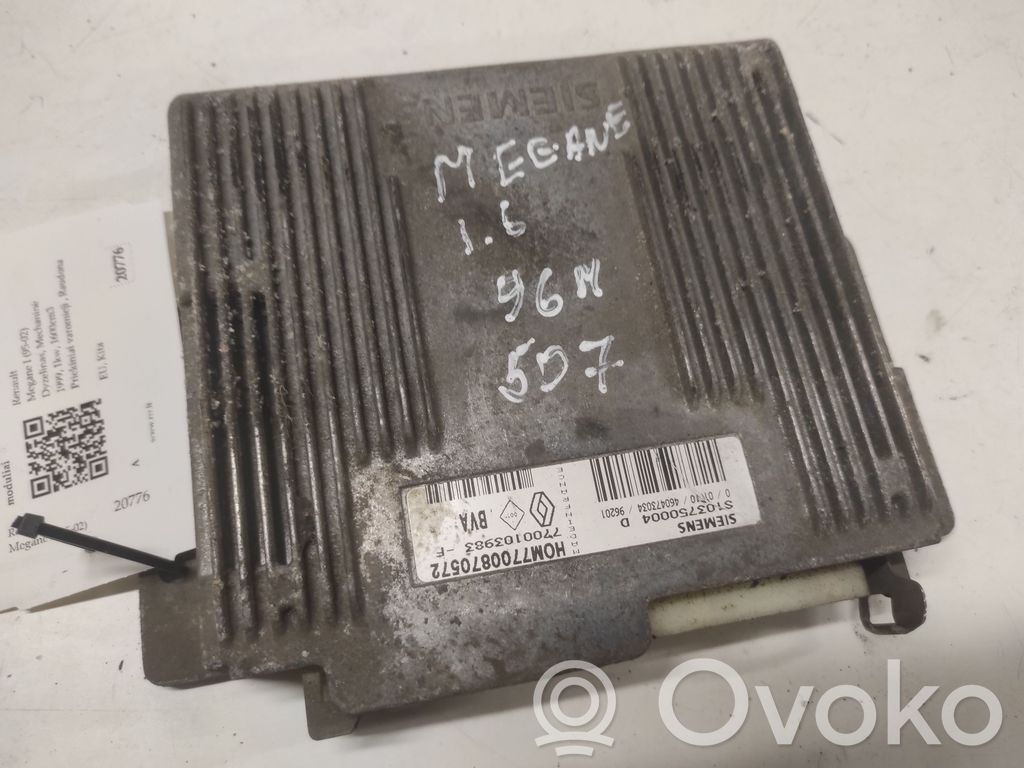 Renault Megane I Engine control unit/module 
