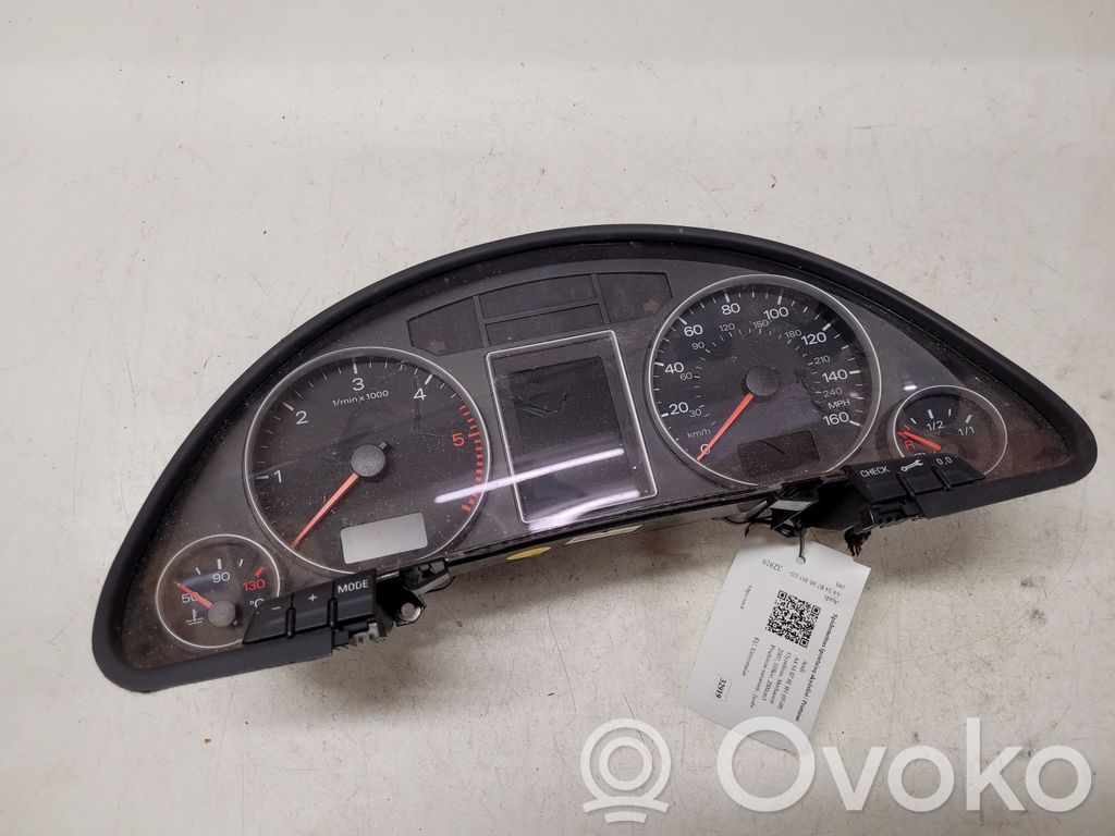Audi A4 S4 B7 8E 8H Vitezometru (grup de instrumente) 