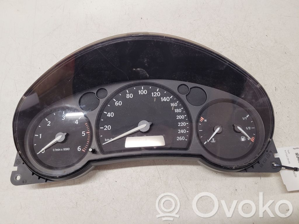 Saab 9-3 Ver1 Licznik / Prędkościomierz 