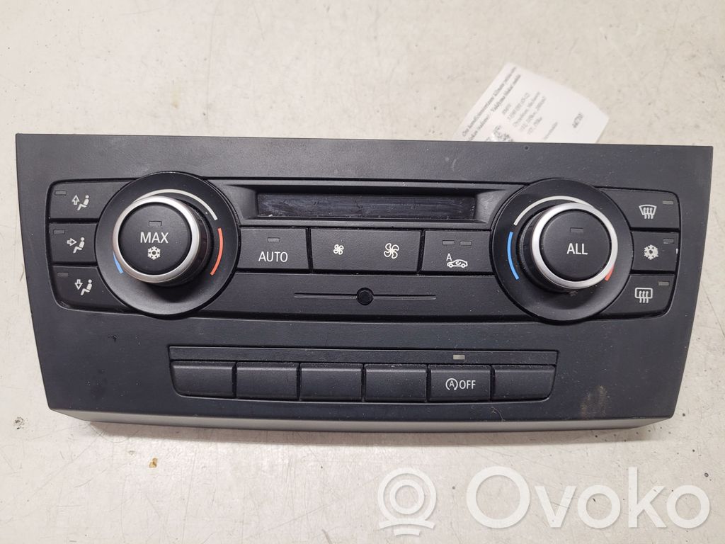 BMW 3 E90 E91 Climate control unit 