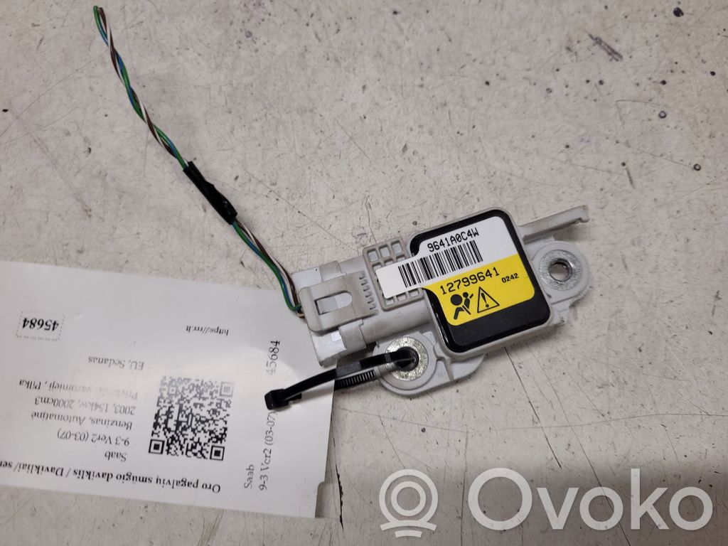 Saab 9-3 Ver2 Airbagsensor Crashsensor Drucksensor 