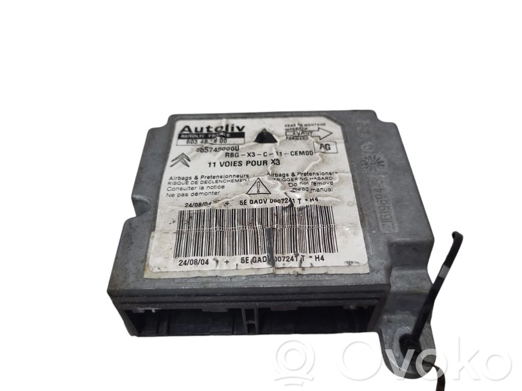 Citroen C5 Airbag control unit/module 