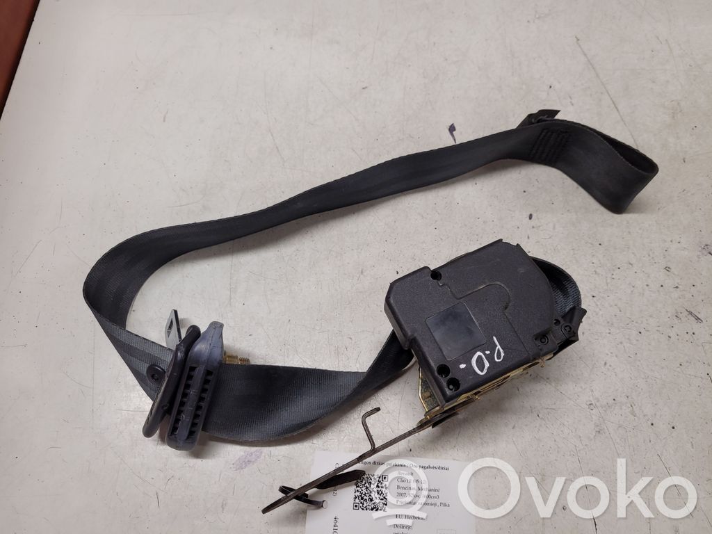Renault Clio III Cinturón delantero 