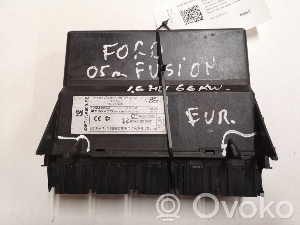 Ford Fiesta Comfort/convenience module 