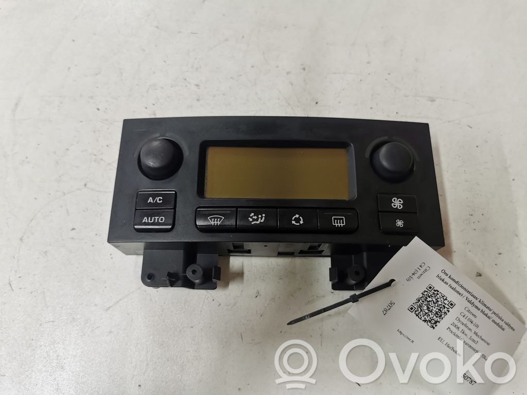 Citroen C4 I Climate control unit 
