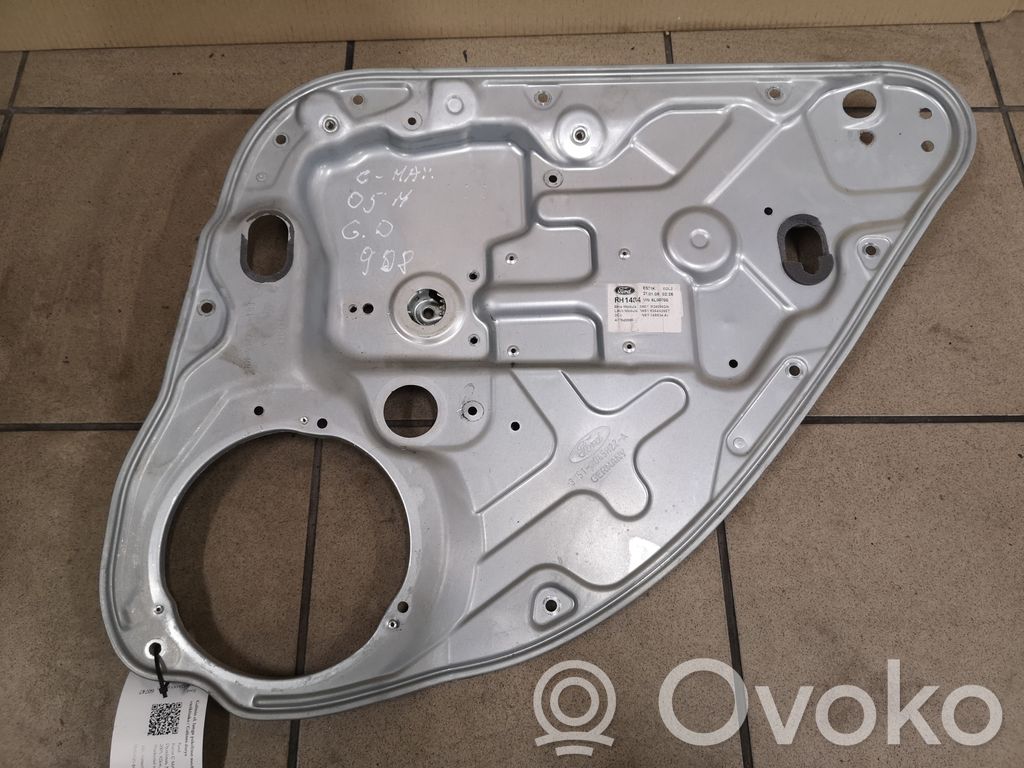 Ford Focus C-MAX Mechanizm podnoszenia szyby tylnej bez silnika 