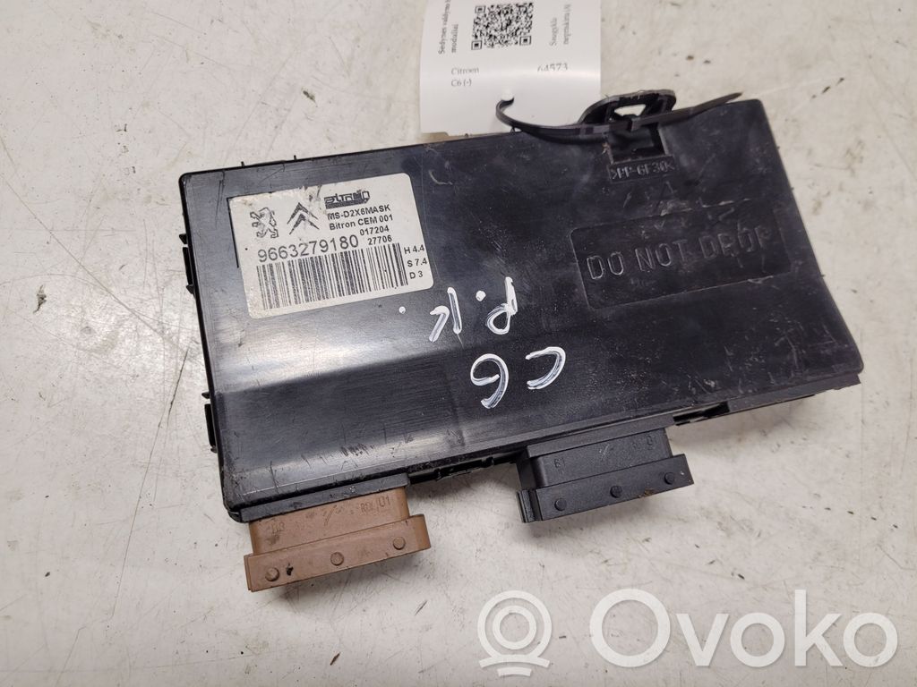 Citroen C6 Modulo di controllo sedile 