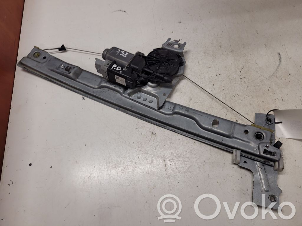 Peugeot 207 Front door window regulator with motor 